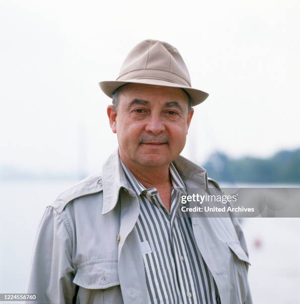 Portrait photo of the US-American actor John Hillerman, Germany, circa 1990s.