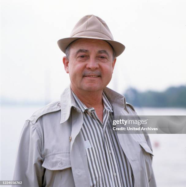 Portrait photo of the US-American actor John Hillerman, Germany, circa 1990s.