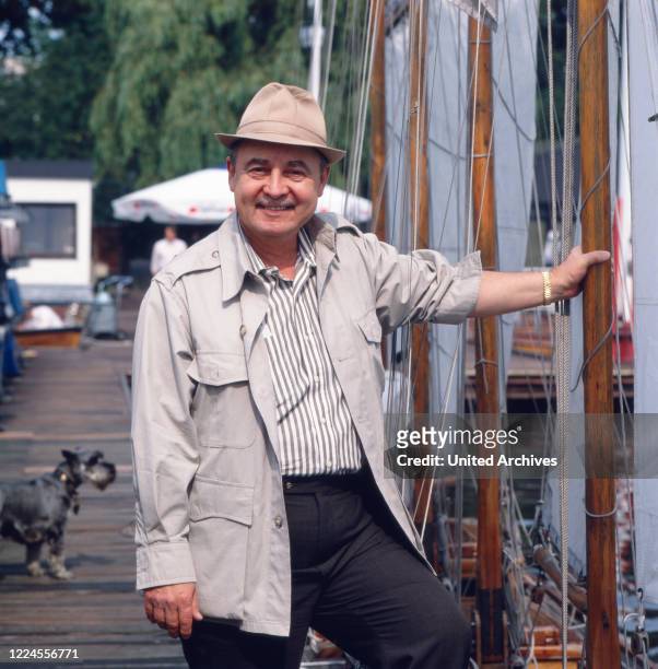 Portrait photo of the US-American actor John Hillerman, Germany, circa 1990s.