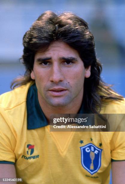 Renato Portaluppi of Brasil looks on during the FIFA World Cup Italia 1990, Italy.