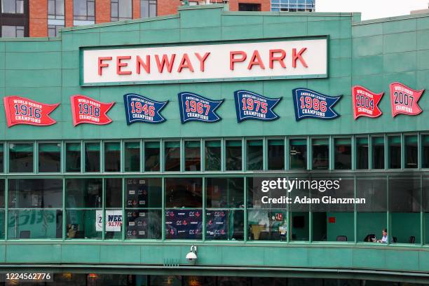 General view of the ballpark during summer Workouts for the Boston Red Sox at Fenway Park on July 3, 2020 in Boston, Massachusetts.