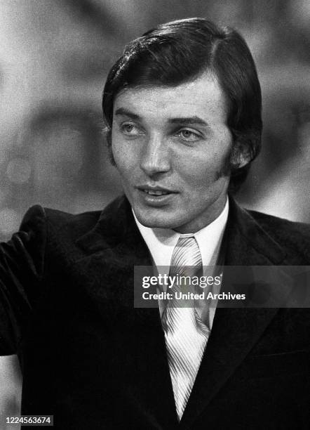 Czech singer and composer Karel Gott, Germany circa 1979.