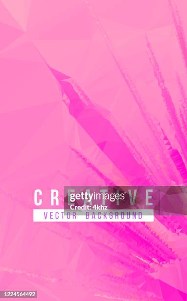 polygon explosion ultraviolet vector abstract background - demolition background stock illustrations