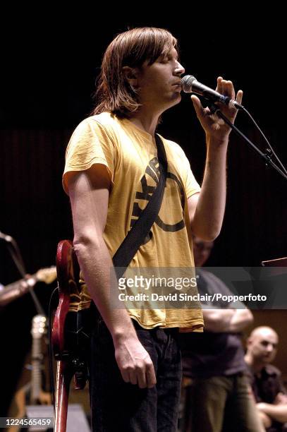 Ameican musician Evan Dando of The Lemonheads performs live on stage during the Tribute to Kirsty MacColl concert at Royal Festival Hall in London on...