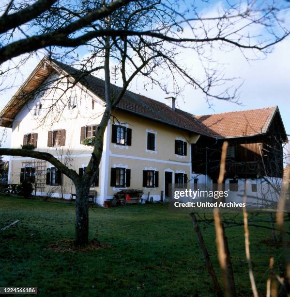 Picture of the house of the german actor Siegfried Rauch, Germany, 1980.