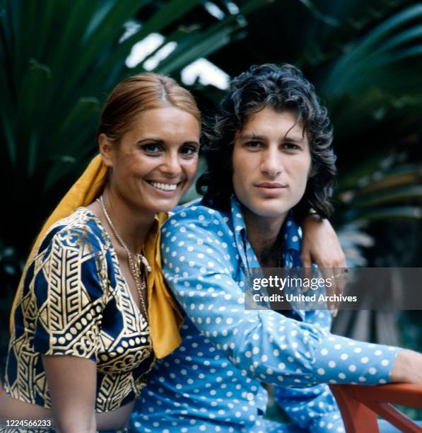 The israeli singer Daliah Lavi together with a friend, Rio de Janeiro Brazil 1970.