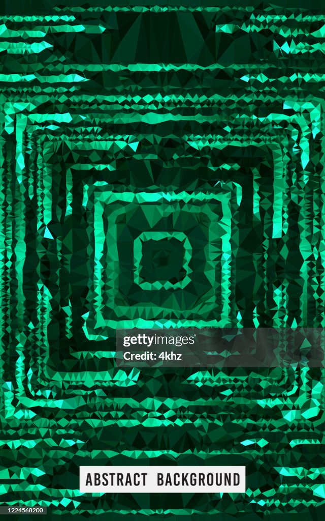 Abstract Data Binary Code Space Art Green Background High-Res Vector ...