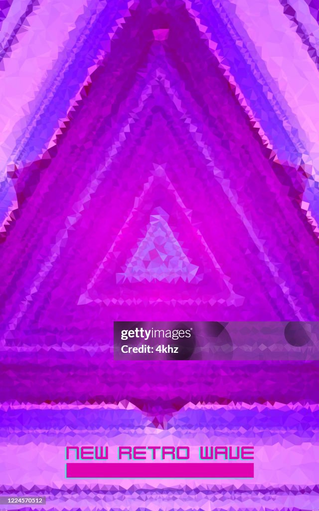 NEW RETRO WAVE CREATIVE NEON COLOR ABSTRACT GRAPHIC BACKGROUND
