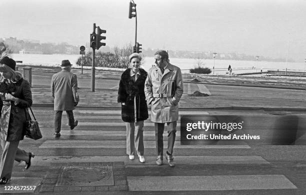 American actress Cheryl Miller visiting Hamburg, Germany circa 1968.