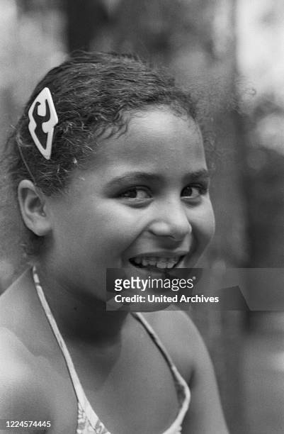 Roberto Blanco's daughter Patricia as a child, Germany circa 1978.