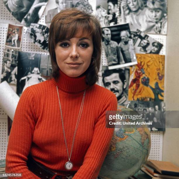 Austrian actress Heidelinde Weis, Germany, 1970s.