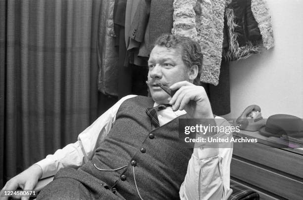 German actor and dubbing actor Wolfgang Voelz, Germany, 1970s.