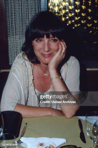 Austrian actress Heidelinde Weis, Germany, 1980s.