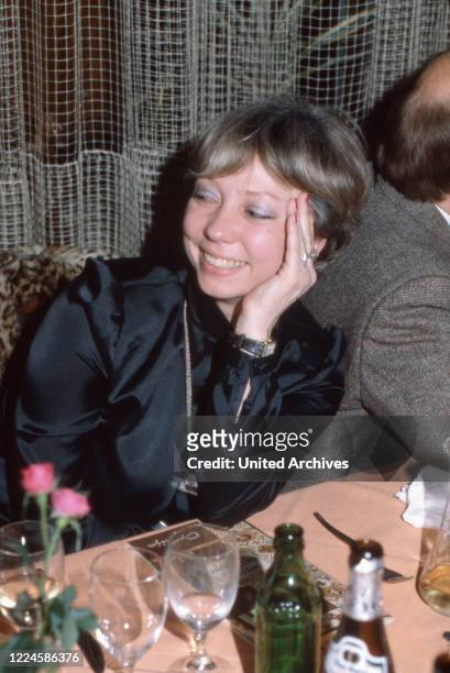 German actress and dubbing actress Ilse Page, Germany, 1980s.