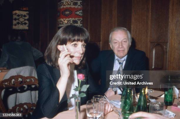 Austrian actress Heidelinde Weis with husband Hellmuth Duna, Germany, 1980s.