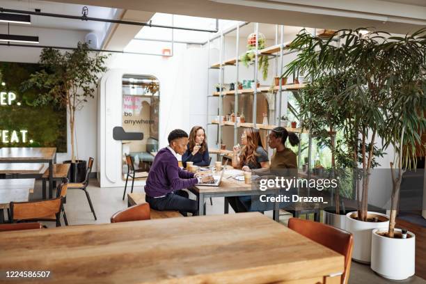 diverse business people, teamwork in office - wide angle stock pictures, royalty-free photos & images