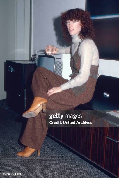 British singer and songwriter Kiki Dee, Germany, 1970s.