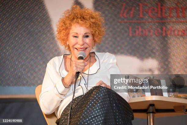 Ornella Vanoni in Milan. Ornella Vanoni presents at the Feltrinelli in Milan the reprint of her famous album "Argilla", now printed and distributed...