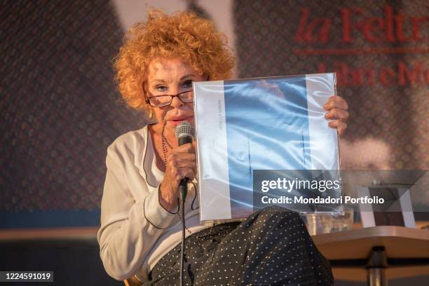 Ornella Vanoni in Milan. Ornella Vanoni presents at the Feltrinelli in Milan the reprint of her famous album "Argilla", now printed and distributed...