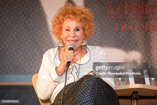 Ornella Vanoni in Milan. Ornella Vanoni presents at the Feltrinelli in Milan the reprint of her famous album "Argilla", now printed and distributed...