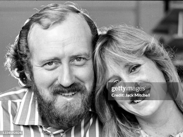 Portrait of married actors Nicol Williamson and Jill Townsend, June 1973.