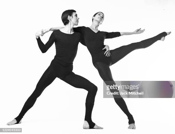 Portrait of dancers Jeff Slayton and Viola Farber, November 1973.