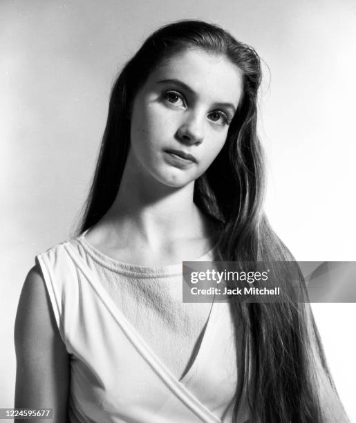 Portrait of Ballet dancer Suzanne Farrell, June 1961. The photo was taken during her scholarship with the School of American Ballet.