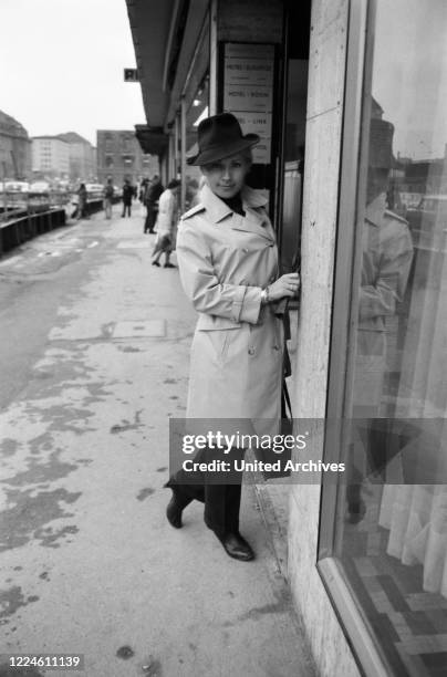 German actress Rut Rex, Germany, 1960s.