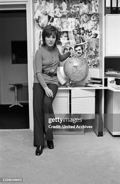 Austrian actress Heidelinde Weis, Germany, 1970s.