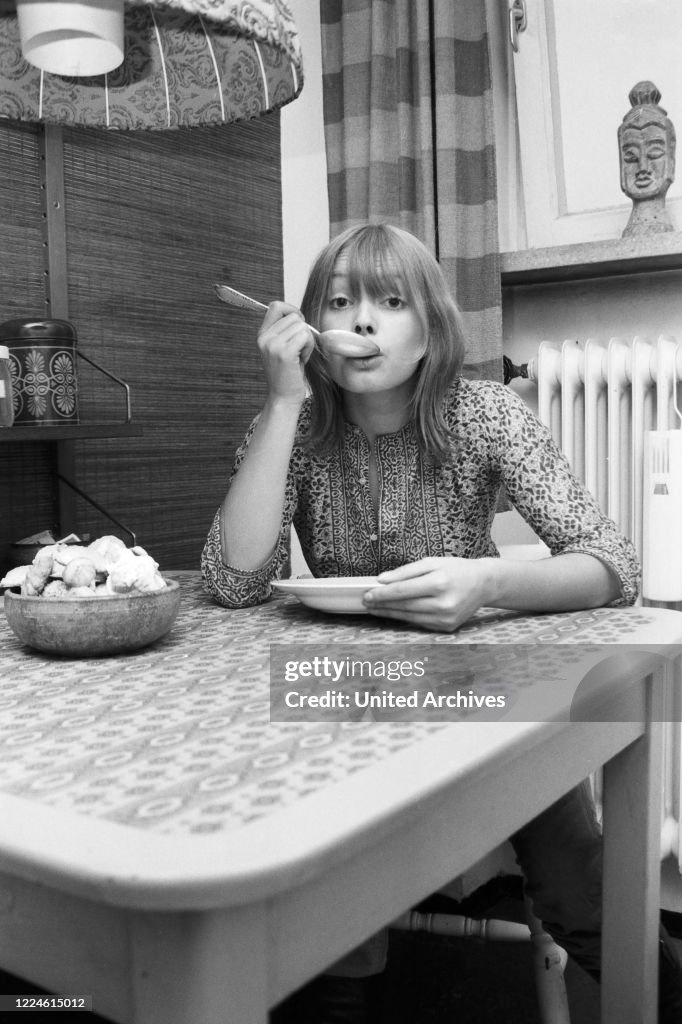 Model Andrea Rau German actress and photo model Andrea Rau, Germany, 1970s. News Photo ...