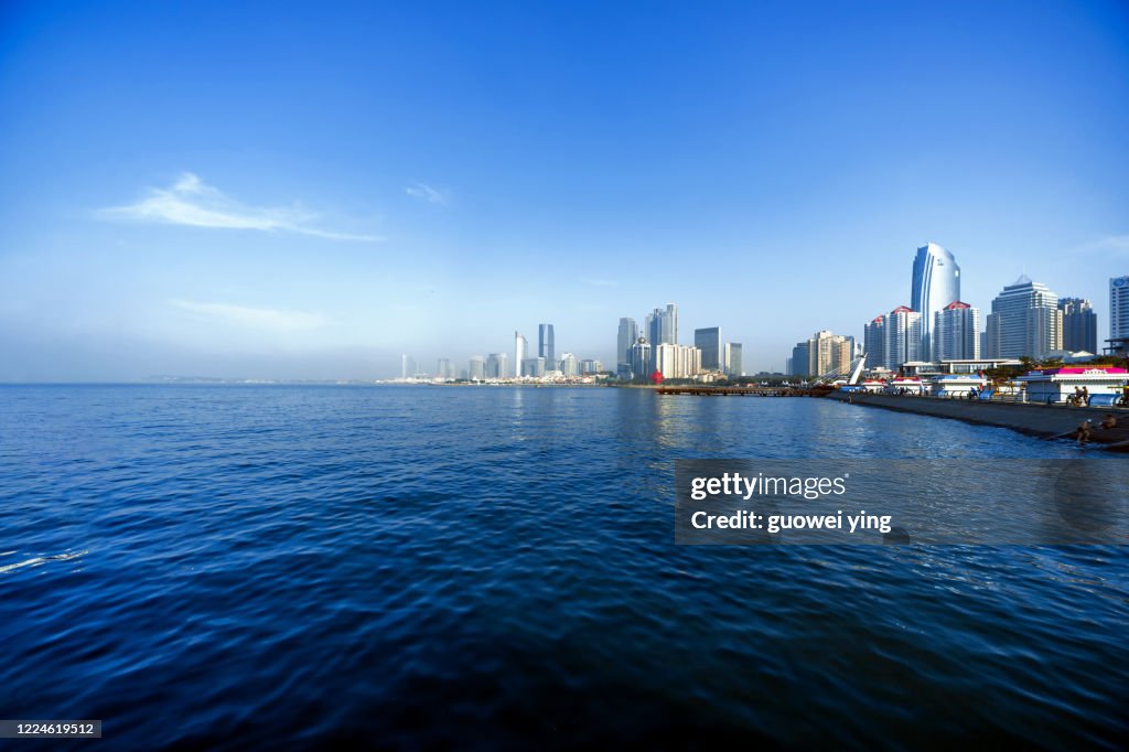 Qingdao's beautiful coastline