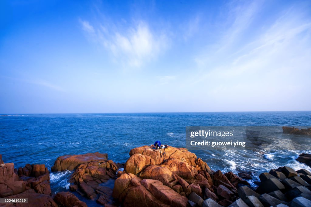 Qingdao's beautiful coastline
