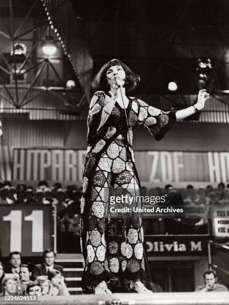 German Mexican singer Olivia Molina, Germany, 1970s. .