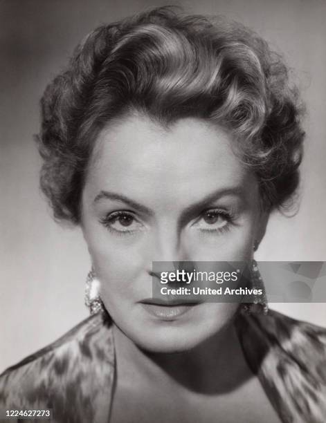 German actress Magda Schneider, Germany, 1950s. .