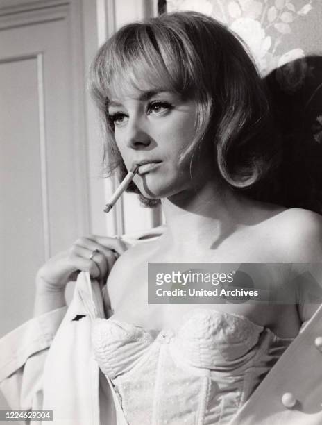 Austrian actress Heidelinde Weis, Germany, 1960s. .