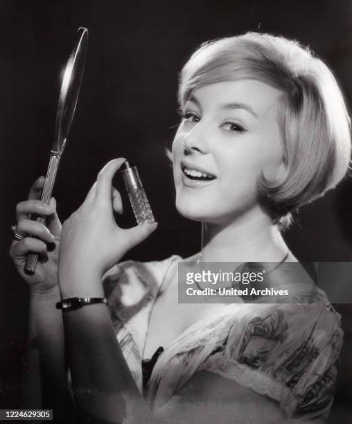Austrian actress Heidelinde Weis, Germany, 1960s. .