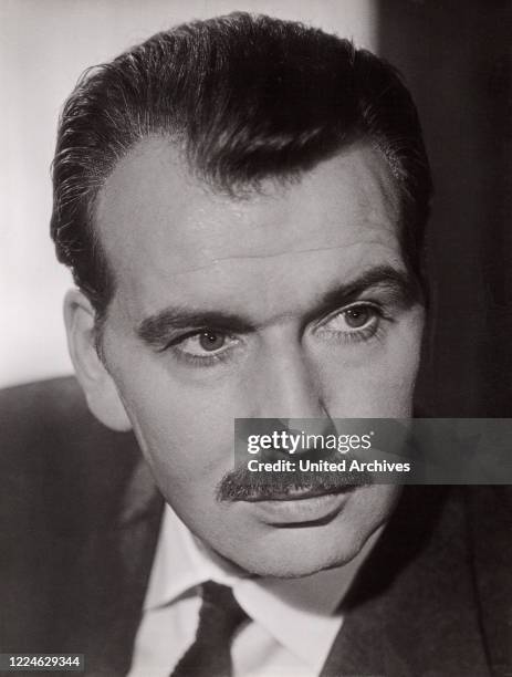 Swiss actor and movie director Bernhard Wicki, Germany, late 1950s. .