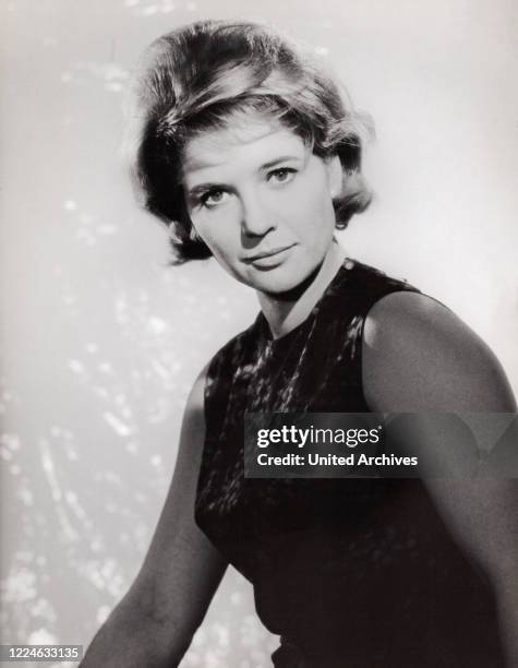 Austrian Swiss actress Christiane Hoerbiger, Germany, circa 1961. .