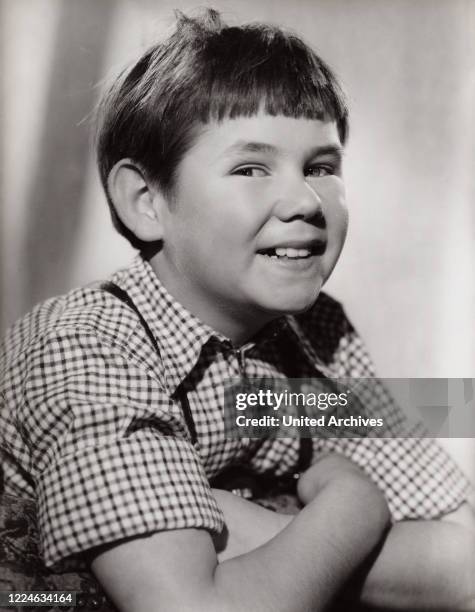 German actor and dubbing actor Roland Kaiser, Germany, circa 1955. .