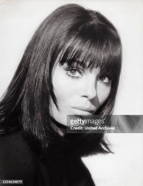 Israeli actress and singer Daliah Lavi, Germany, 1960s. .