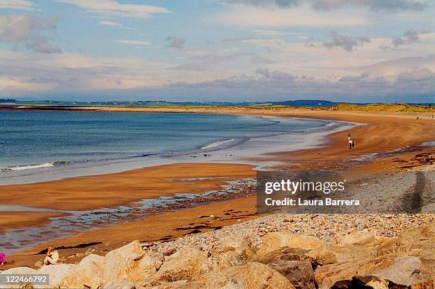 relaxing at sligo bay - sligo stock pictures, royalty-free photos & images