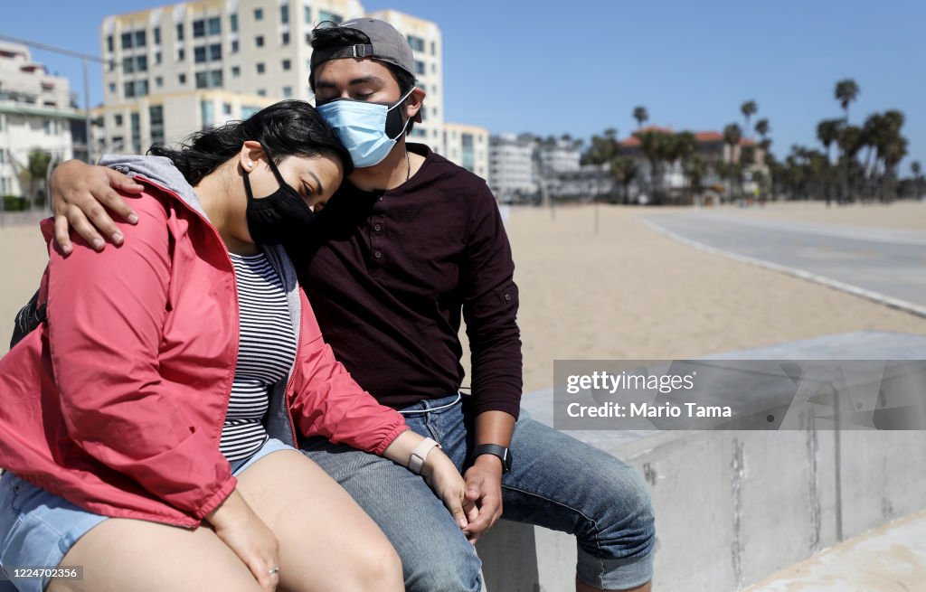 L.A. County Reopens Beaches And Parks Amid Coronavirus Pandemic