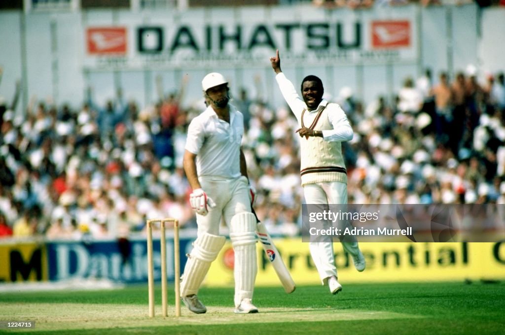 Malcolm Marshall of the West Indies