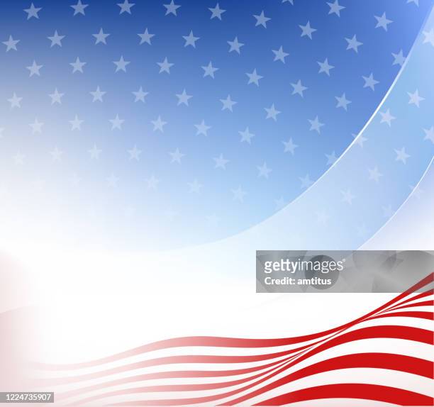ilustrações, clipart, desenhos animados e ícones de fundo bandeira patriótica - american culture