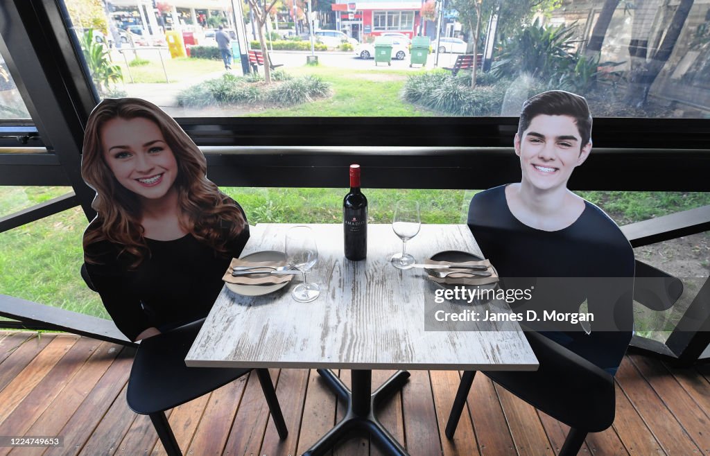 Restaurant To Reopen With Cardboard Guests As Sydney Coronavirus Restrictions Ease