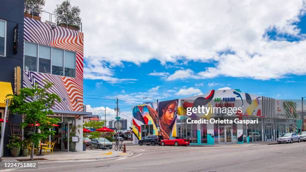 wynwood, miami - florida (us) - wynwood stock pictures, royalty-free photos & images