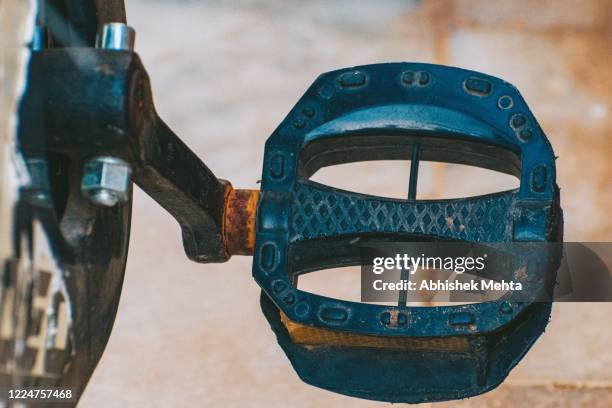 pedal of bicycle - pedal stock pictures, royalty-free photos & images