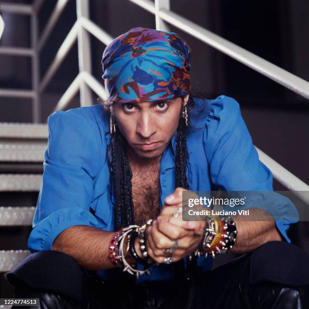 Steven van Zandt , studio portrait, Rome, circa 1983/4.