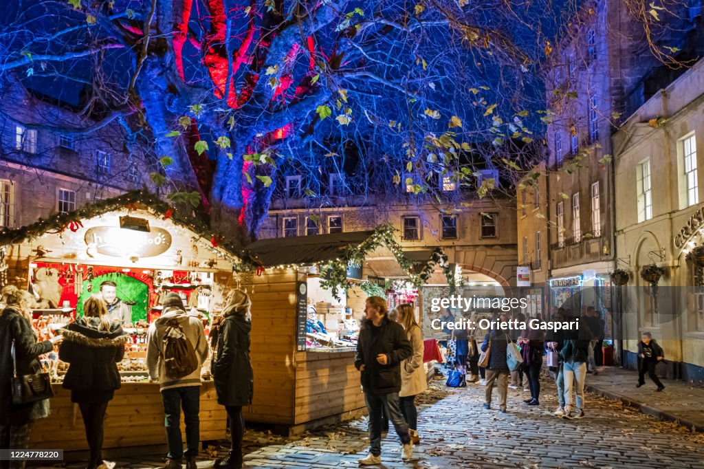 Christmas in Abbey Green, Bath (England, UK)