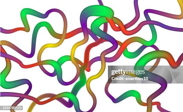 abstract shapes or virus structure - enzyme stock illustrations